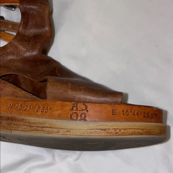 Brown Leather Women's Sandals